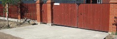 Устройство въезда в Саяногорске